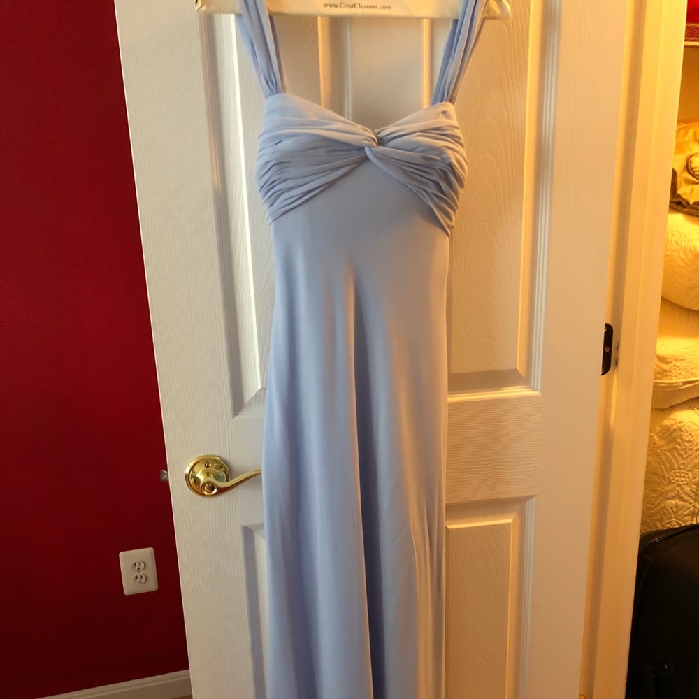 Long dress, light blue